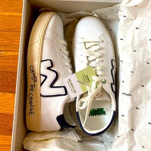 Comovita Vegan Sneakers (White/Blue)